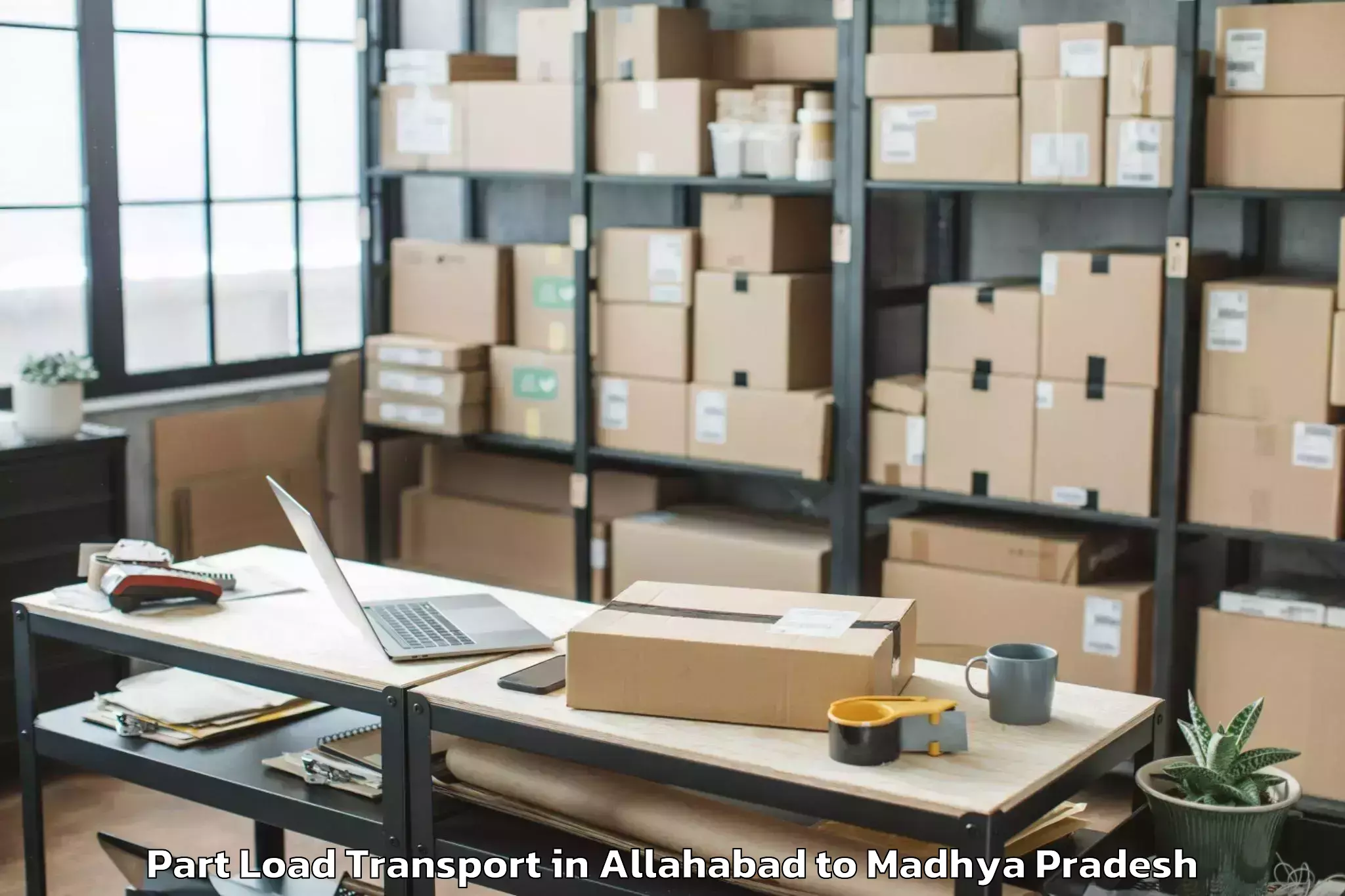 Affordable Allahabad to Abhilashi University Bhopal Part Load Transport